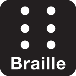 Download free eye blind braille icon